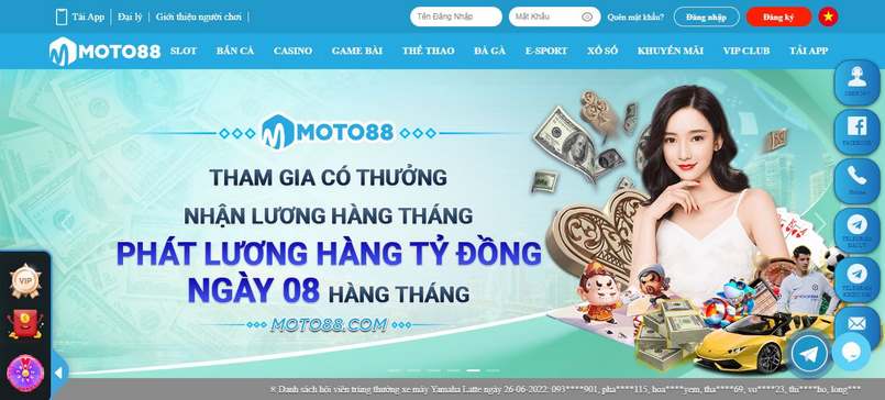 Moto88 là một nhà cái uy tín tại Việt Nam